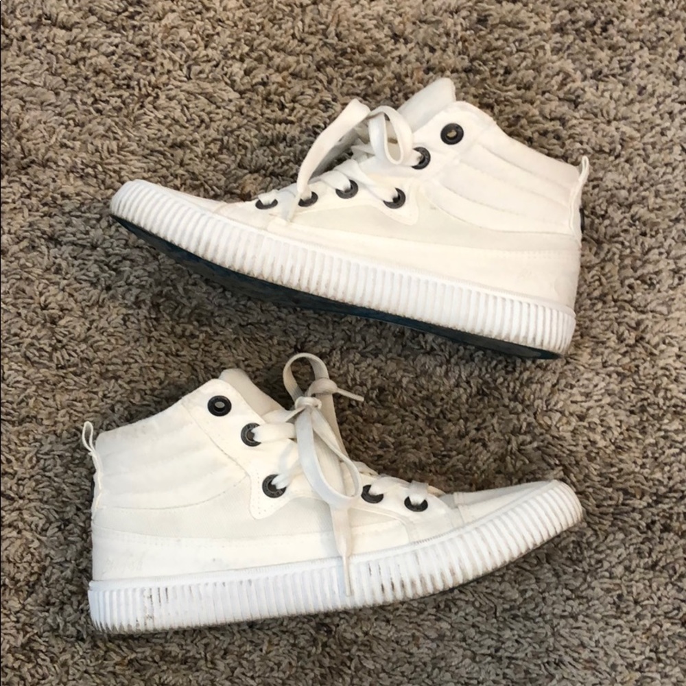 Blowfish High-top White Shoes